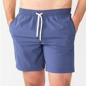 Sonoma Mens Swim Trunks Shorts XXL Blue Indigo NWT